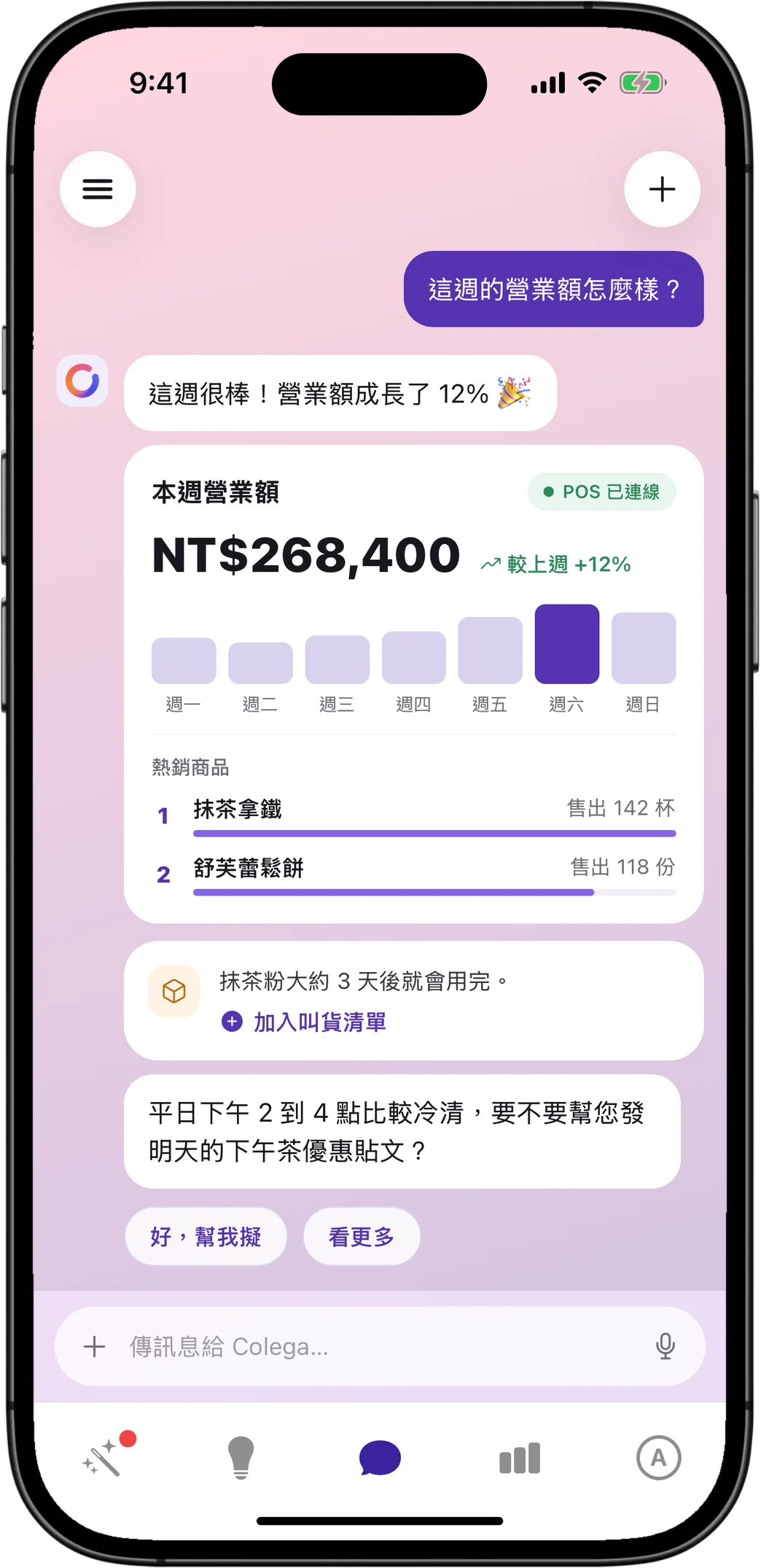 POS 銷售洞察畫面